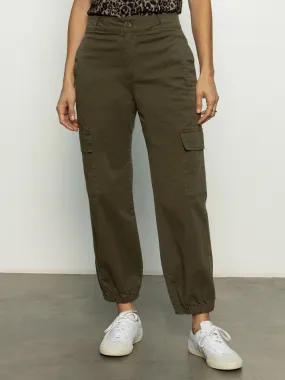 Flattering Fit Take Over Jogger Mid-Rise Pant Kalamata