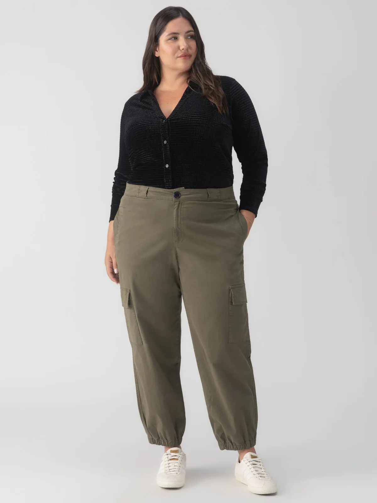 Take Over Jogger Mid-Rise Pant Kalamata Extended Sizing Soft Interior Tapered leg