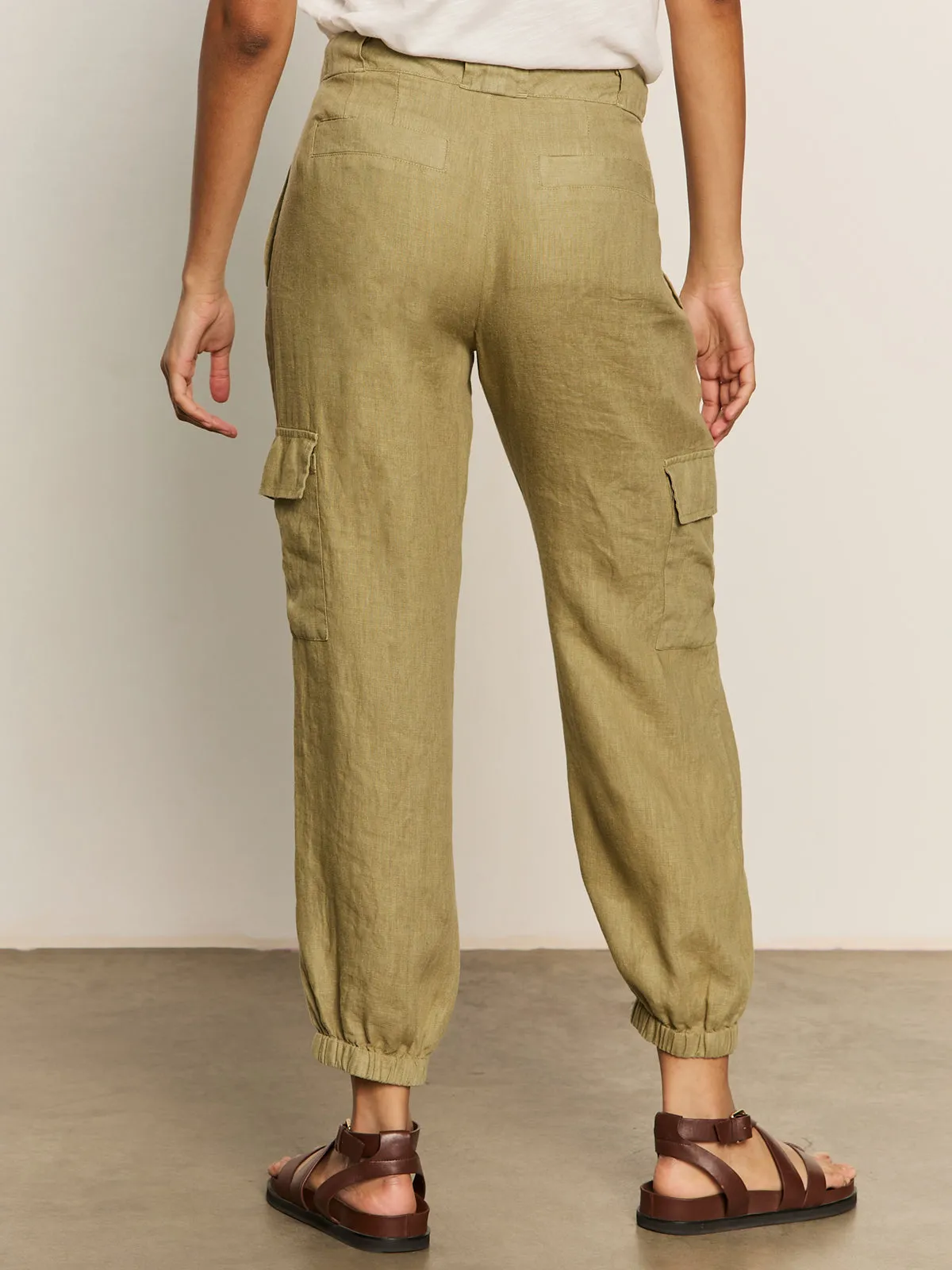 AntiStaticTreatment Take Over Linen Jogger Standard Rise Pant Bamboo