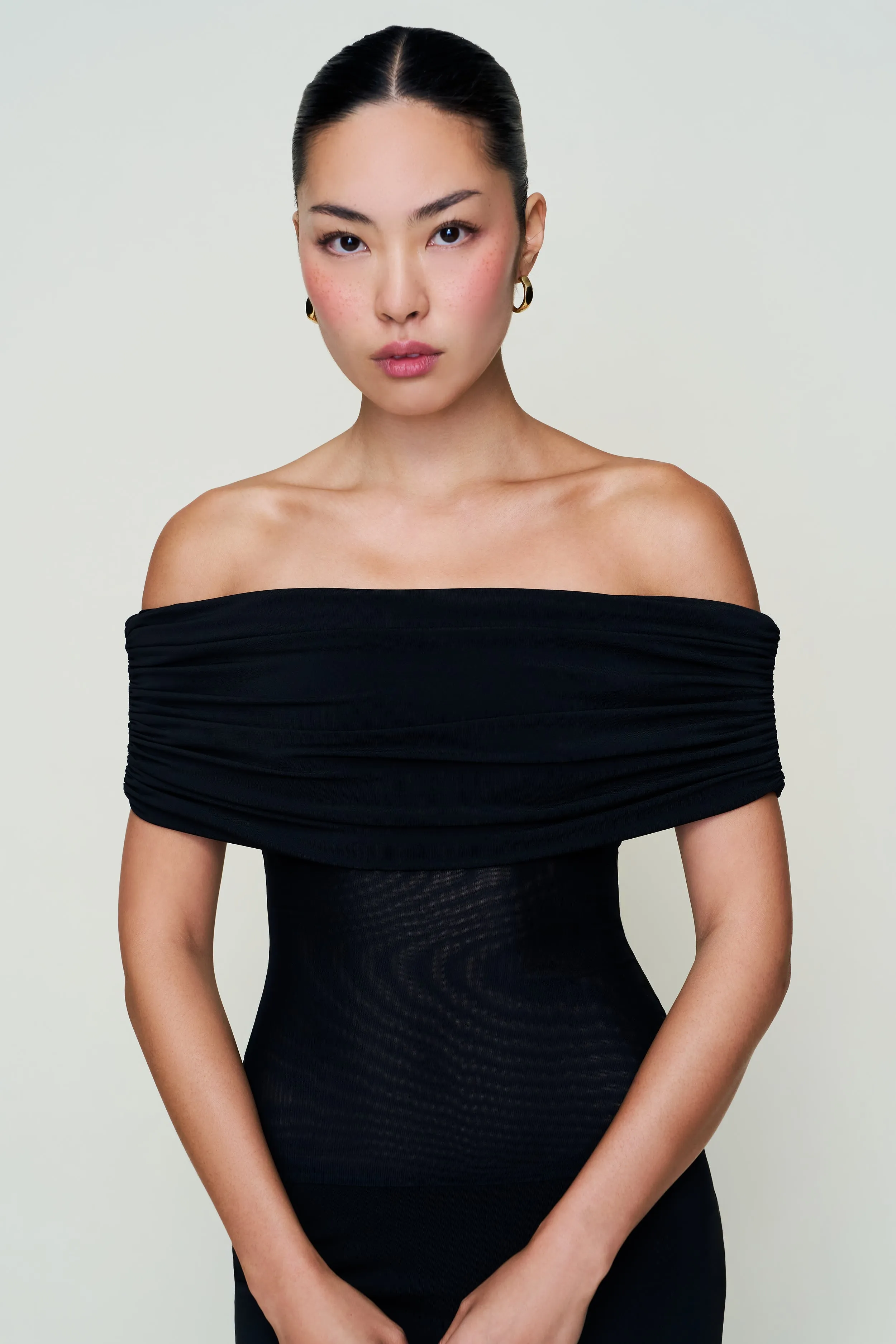 Talia Mesh Mini Dress Luxe Touch