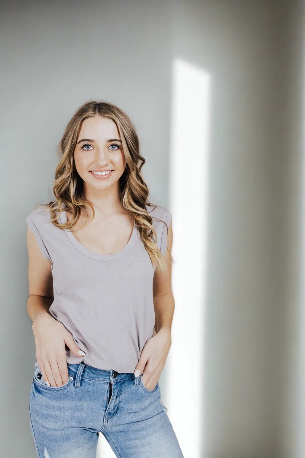 Talladega Cap Sleeve Top - FINAL SALE HighElasticity