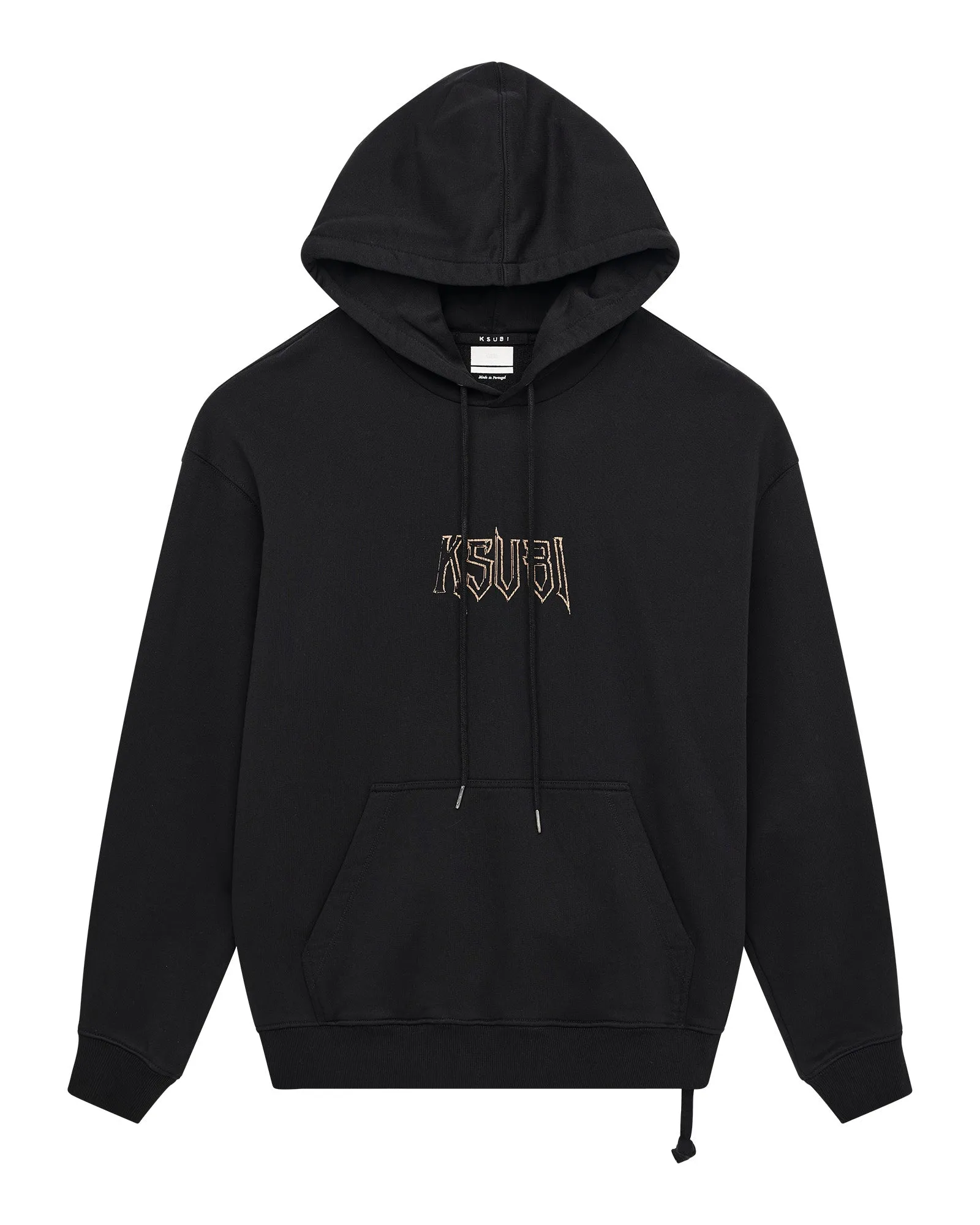 AntiOdorTechnology LayeredNeckline KINGDOM BIGGIE HOODIE JET BLACK