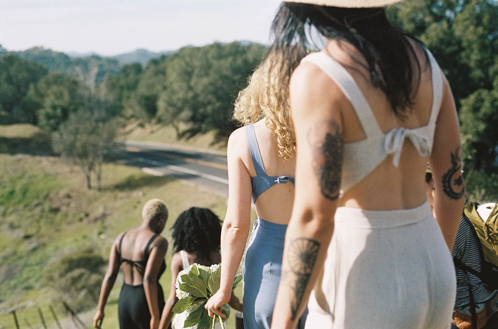 Eco Friendly Dye Liberty Jumpsuit in Oat Linen