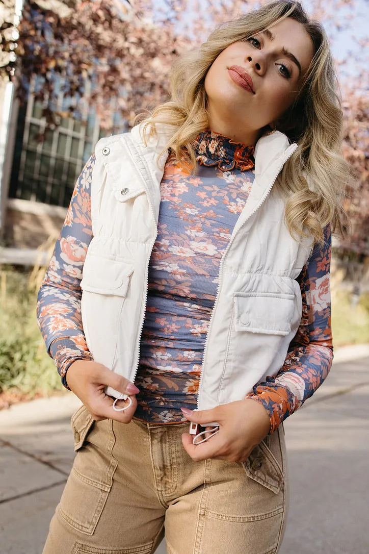 Recycled Fiber Blend Frost Guard Puffer Vest - FINAL SALE