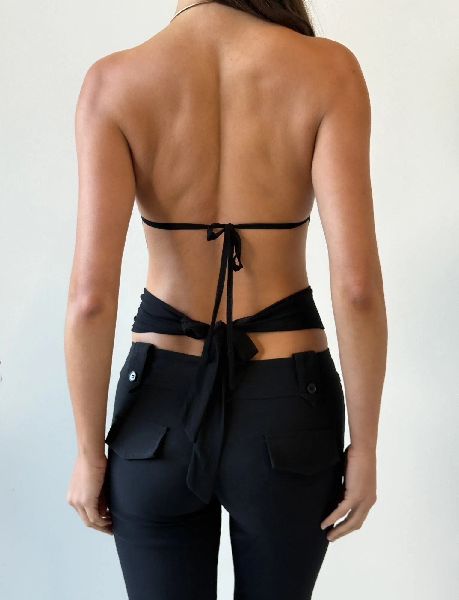 EVANNA TOP - BLACK FlexibleCuff Basic Tank