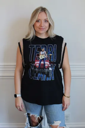 AthleticInspired Terri Clark Double-Sided Chain Tank