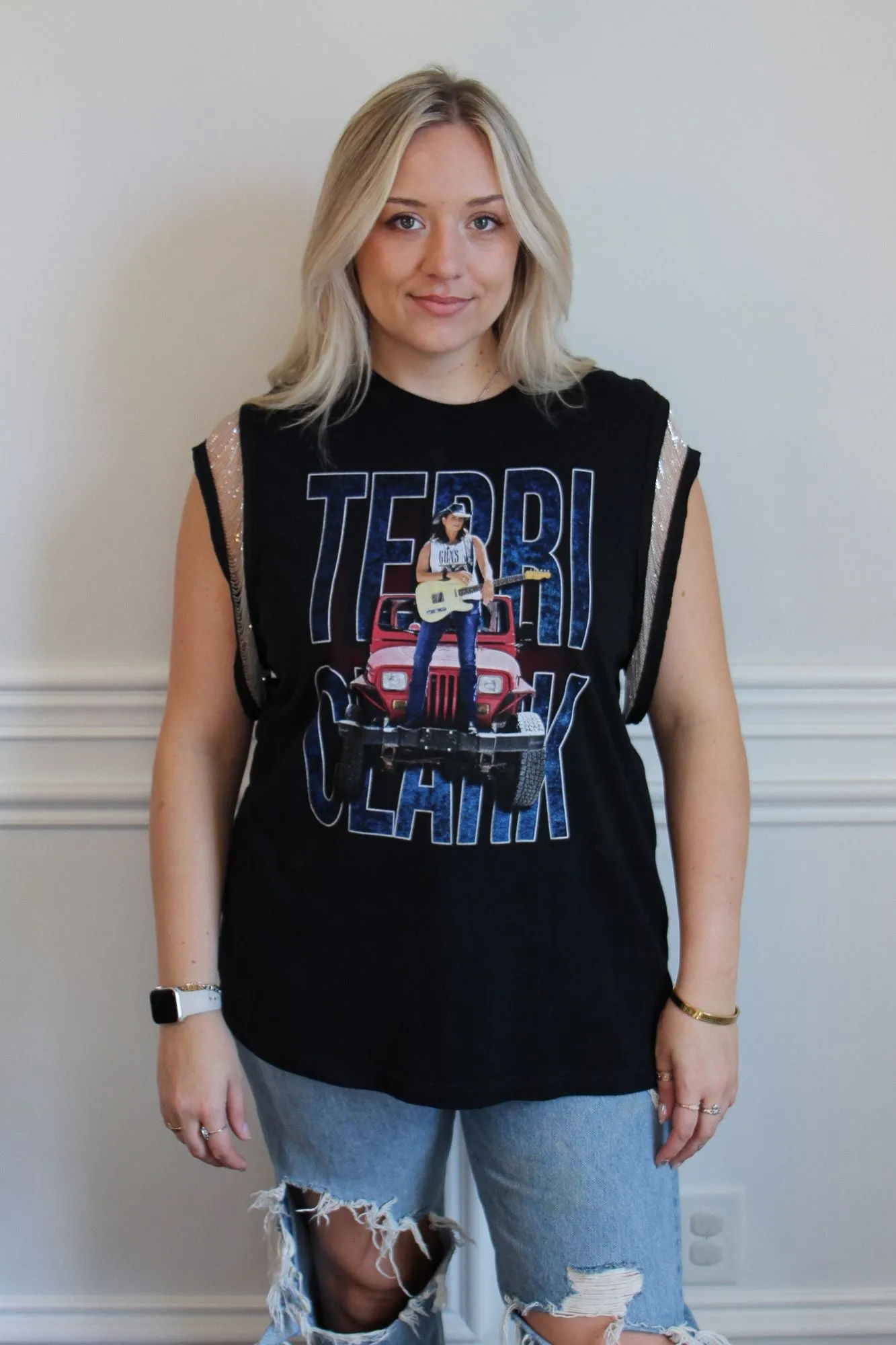 AthleticInspired Terri Clark Double-Sided Chain Tank