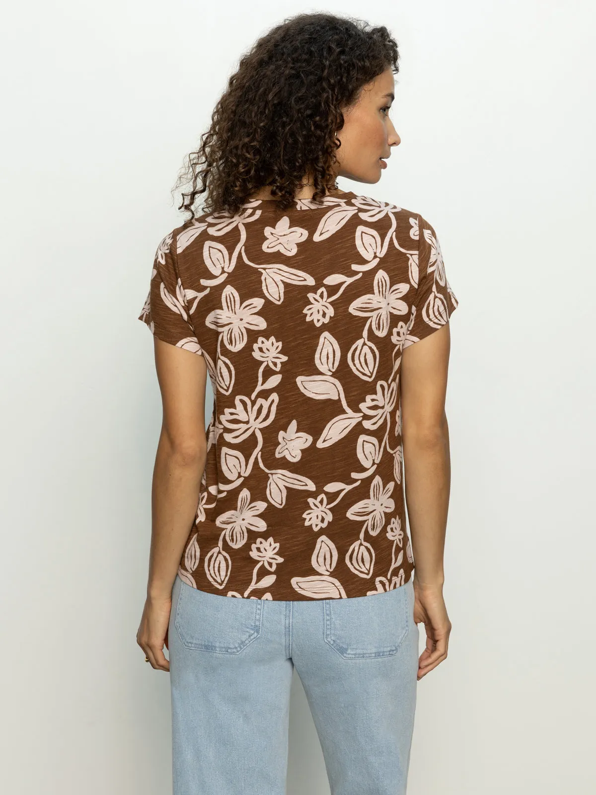 The Perfect Tee Earth Ivy Reinforced Stress Points Raglan Sleeve