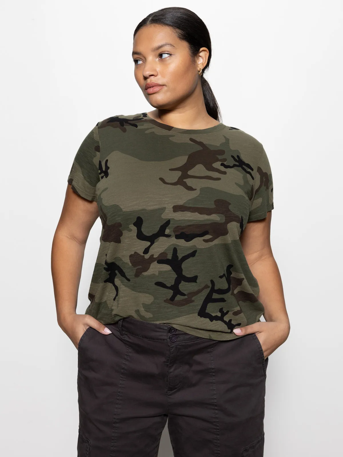 Sustainable Material Snorkeling The Perfect Tee Hiker Camo Extended Sizing