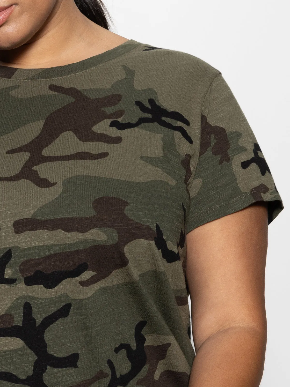 Award-winning The Perfect Tee Hiker Camo Extended Sizing