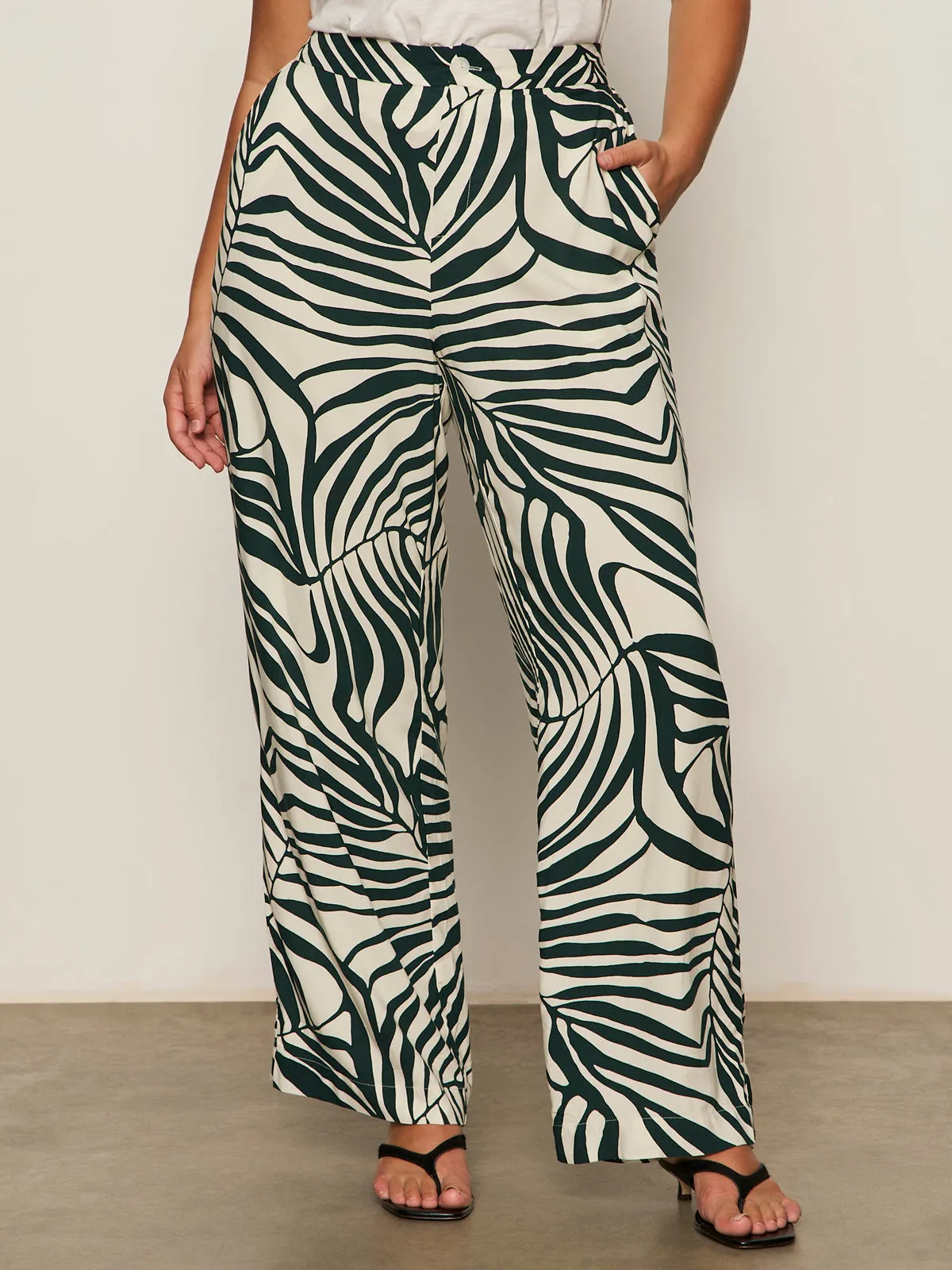 Breathable Material Swim Molded Cups The Soft Trouser Green Oasis Extended Sizing