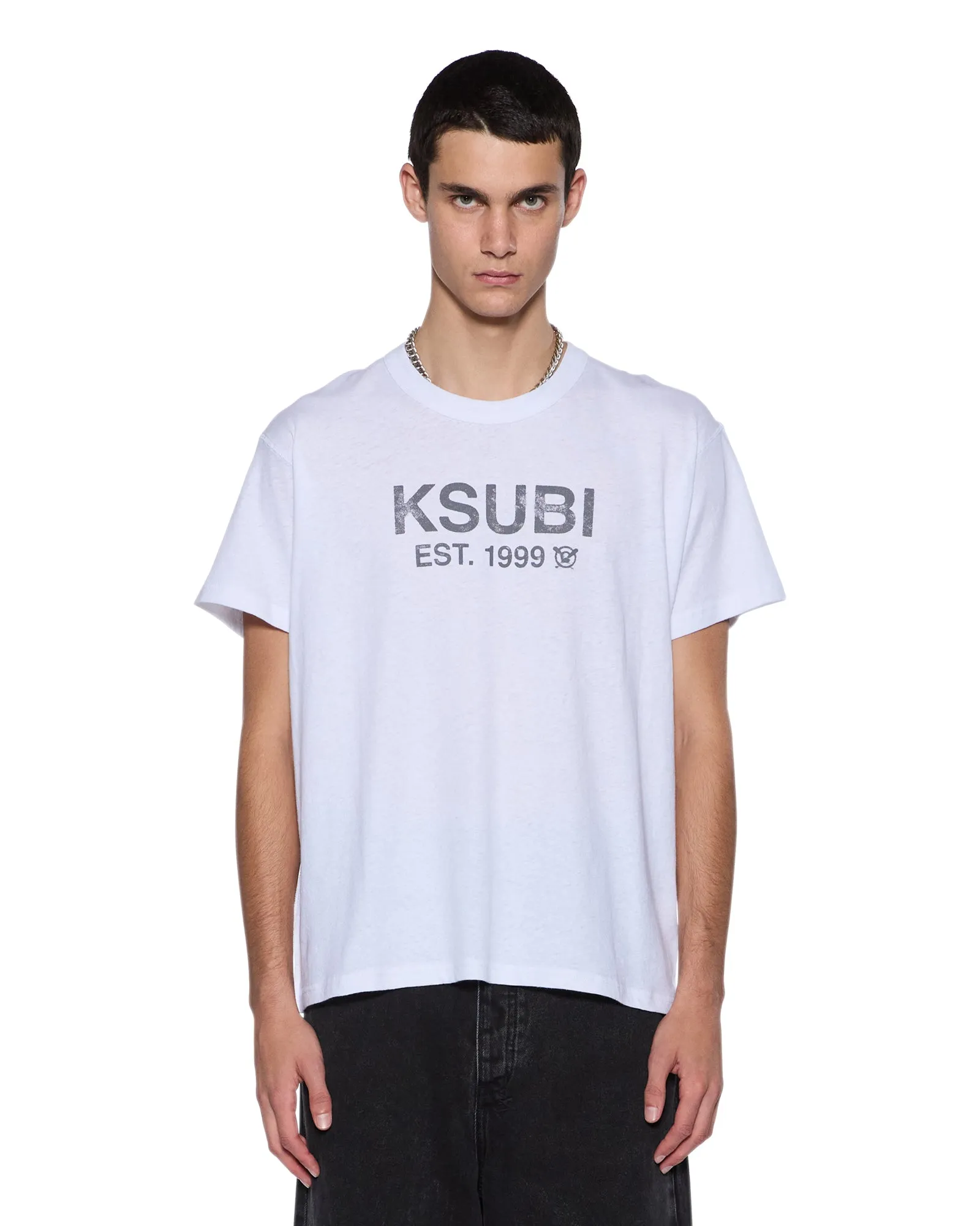 Chic Trend Everyday Wear STATE SLUB SID SS TEE WHITE