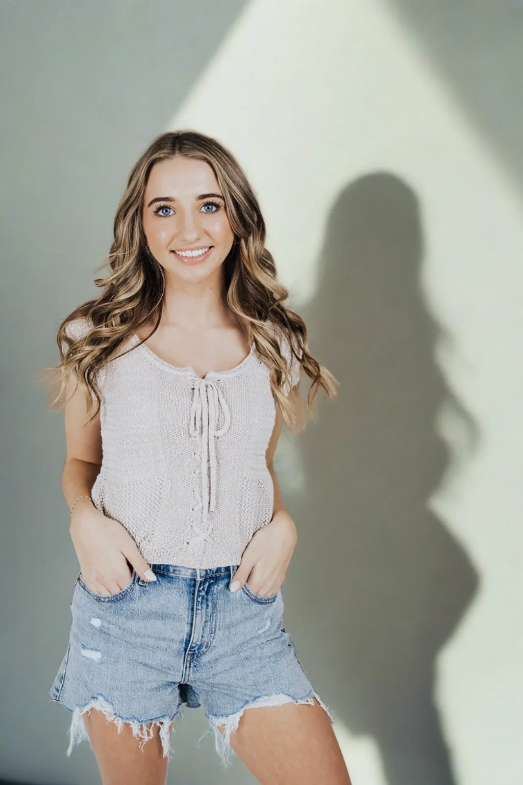 Tagless Comfort Toes In The Sand Knit Top - FINAL SALE