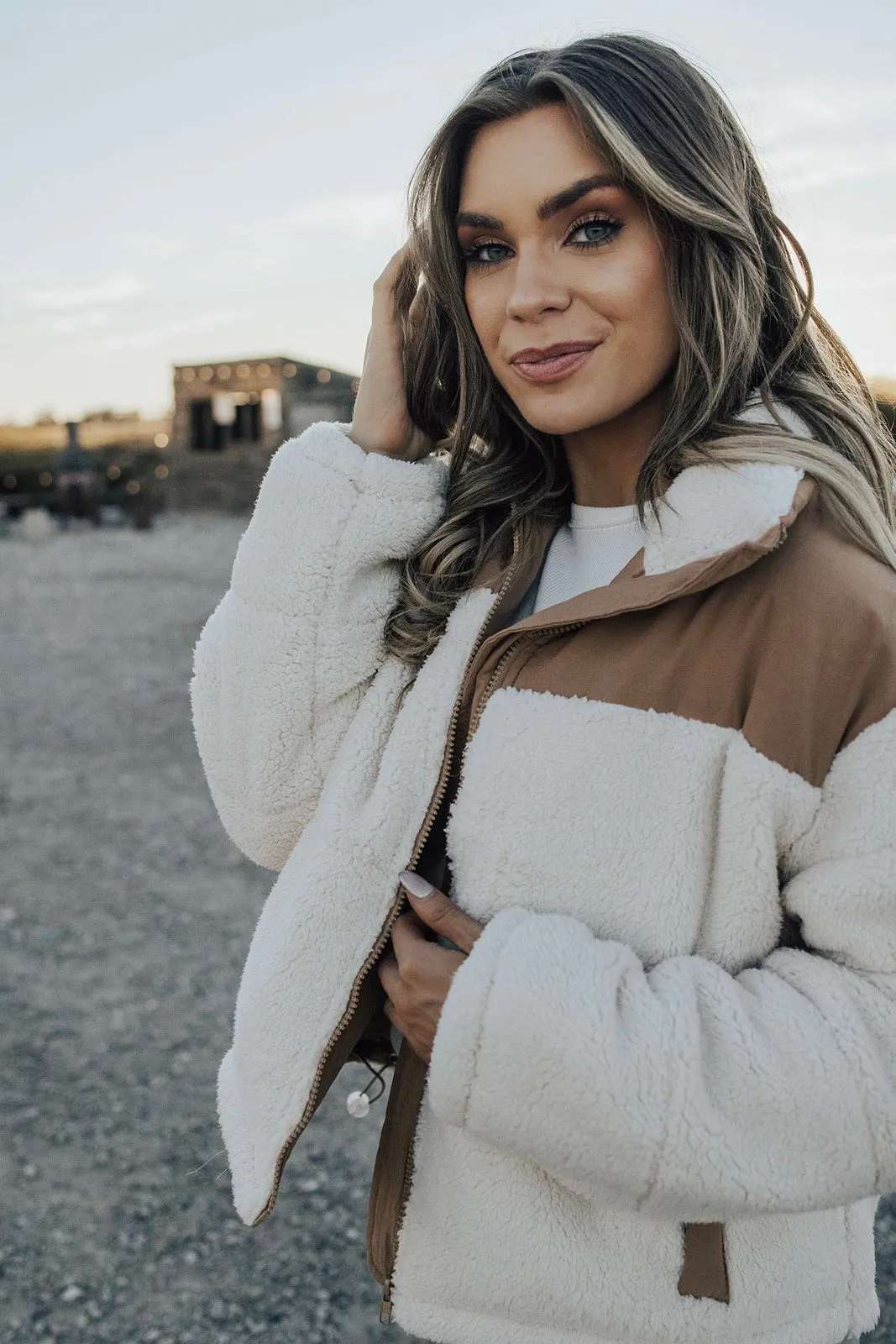 Topanga Sherpa Puffer Jacket - FINAL SALE SecurePockets