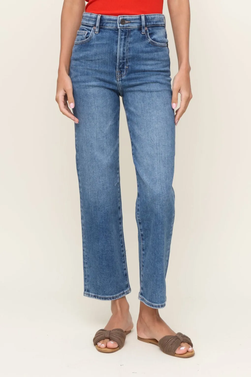 Common look Light Comfort Tracey Crop Relaxed Straight