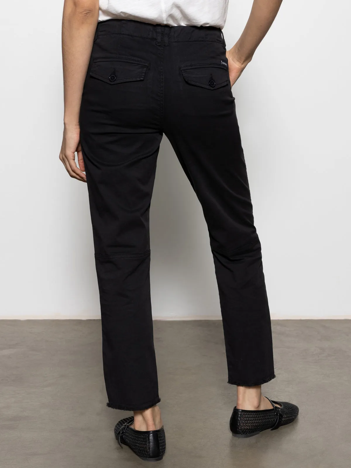 Chlorine Resistant Material Trade Maker Standard Rise Pant Black