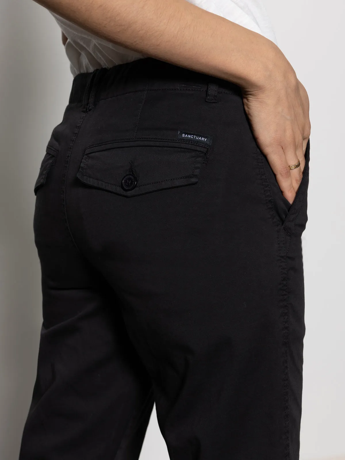 Trade Maker Standard Rise Pant Black Everyday Comfort