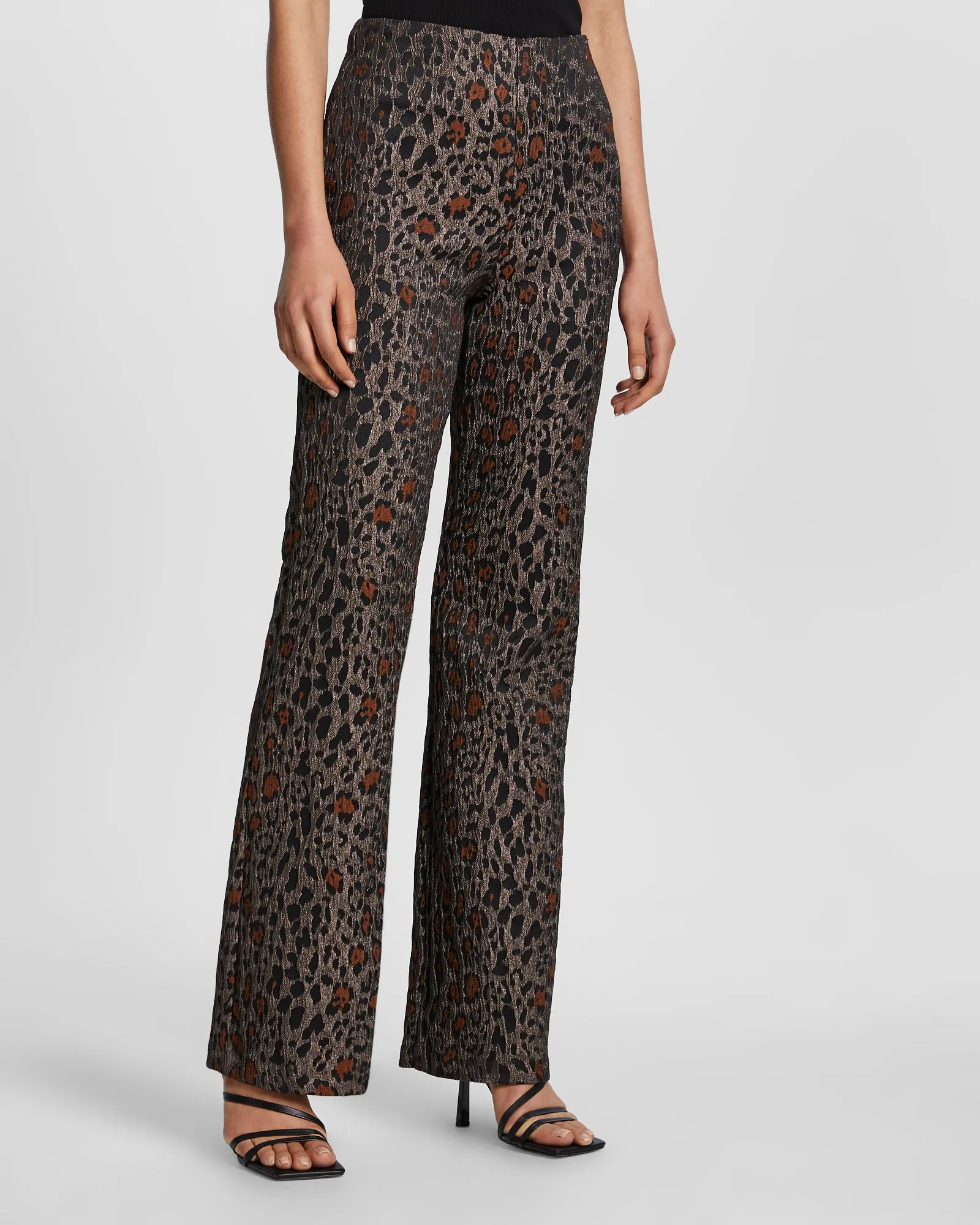 THREE AM PANT LEOPARD windproof