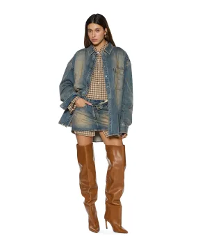 Fashion Uniform MICRO MINI SKIRT FLIP DUNE