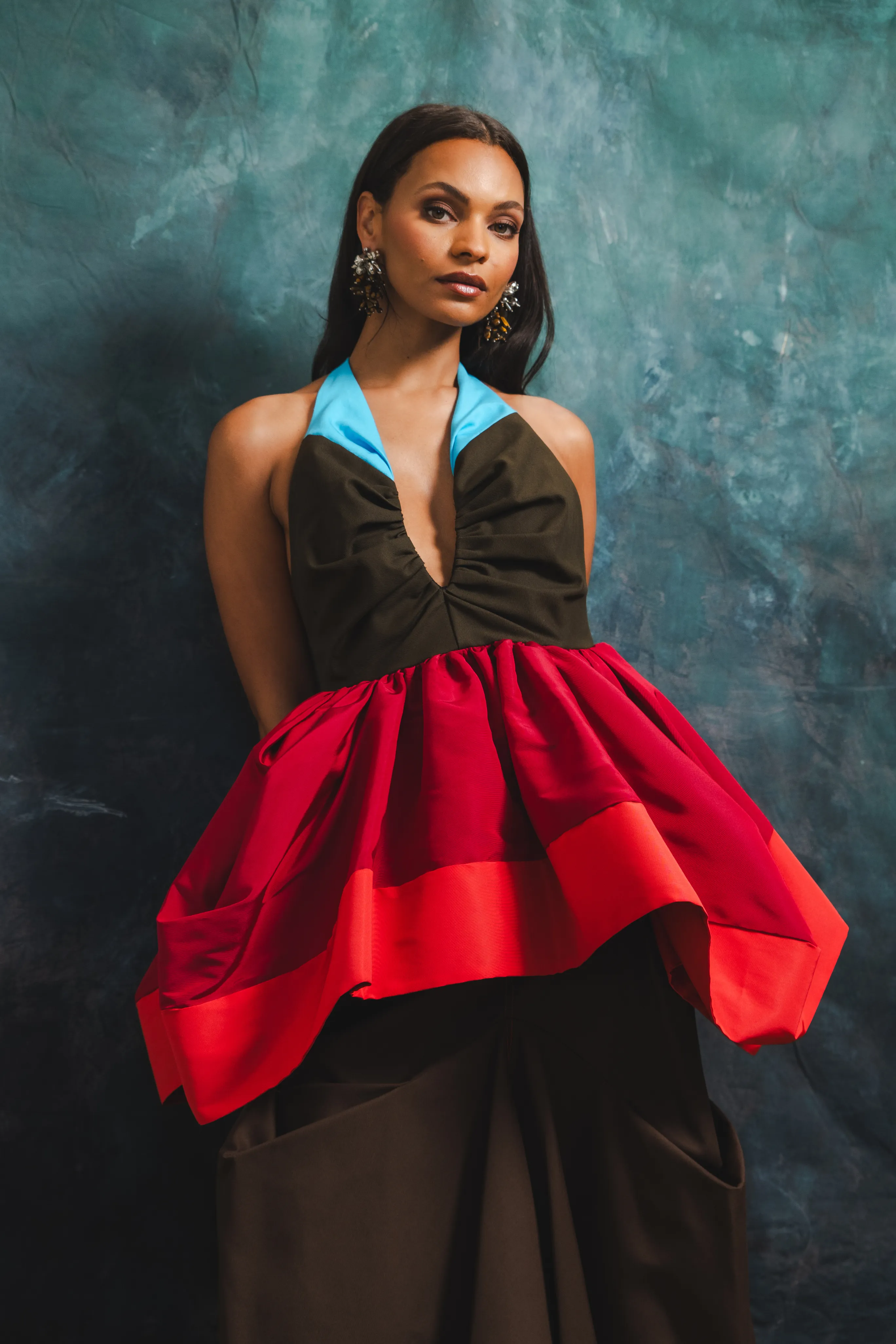 Tucked Trumpet Skirt with Belt UniversalFit LightweightLayeringSystem