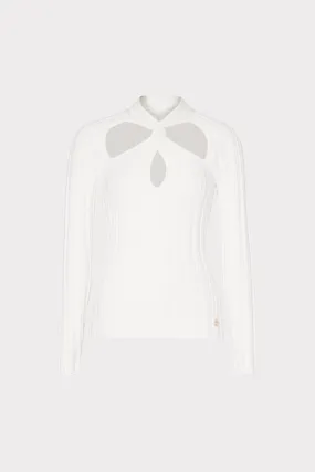 Ergonomic Cut Flex Fit Shoulder Construction Twist Front Raglan Sleeve Top