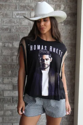 Thomas Rhett Double-Sided Chain Tank Glow In The Dark Accent Trim Temperature Regulating Fibers