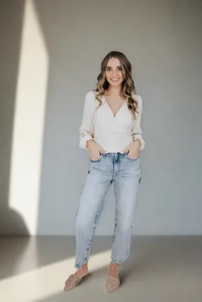 Reflective Trim Uptown Funk Utility Jeans - FINAL SALE