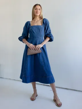 Charming Comfort Vanessa Denim Midi Dress