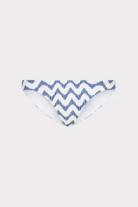 Flexible Waistband Shimmer-Effect Margot Barcelona Chevron Bikini Bottom