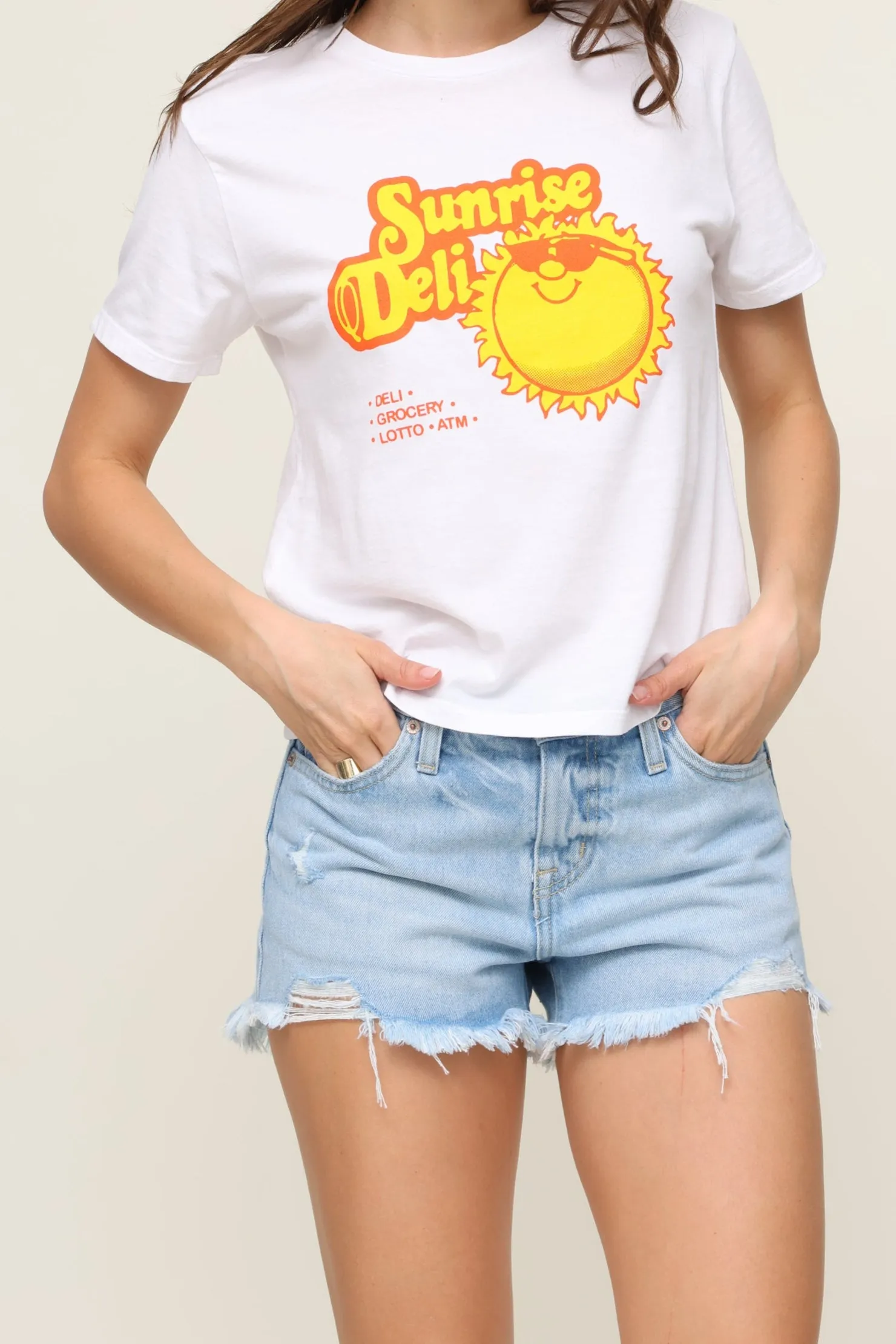 Sunrise Deli Everyday Tee Elasticated Hem