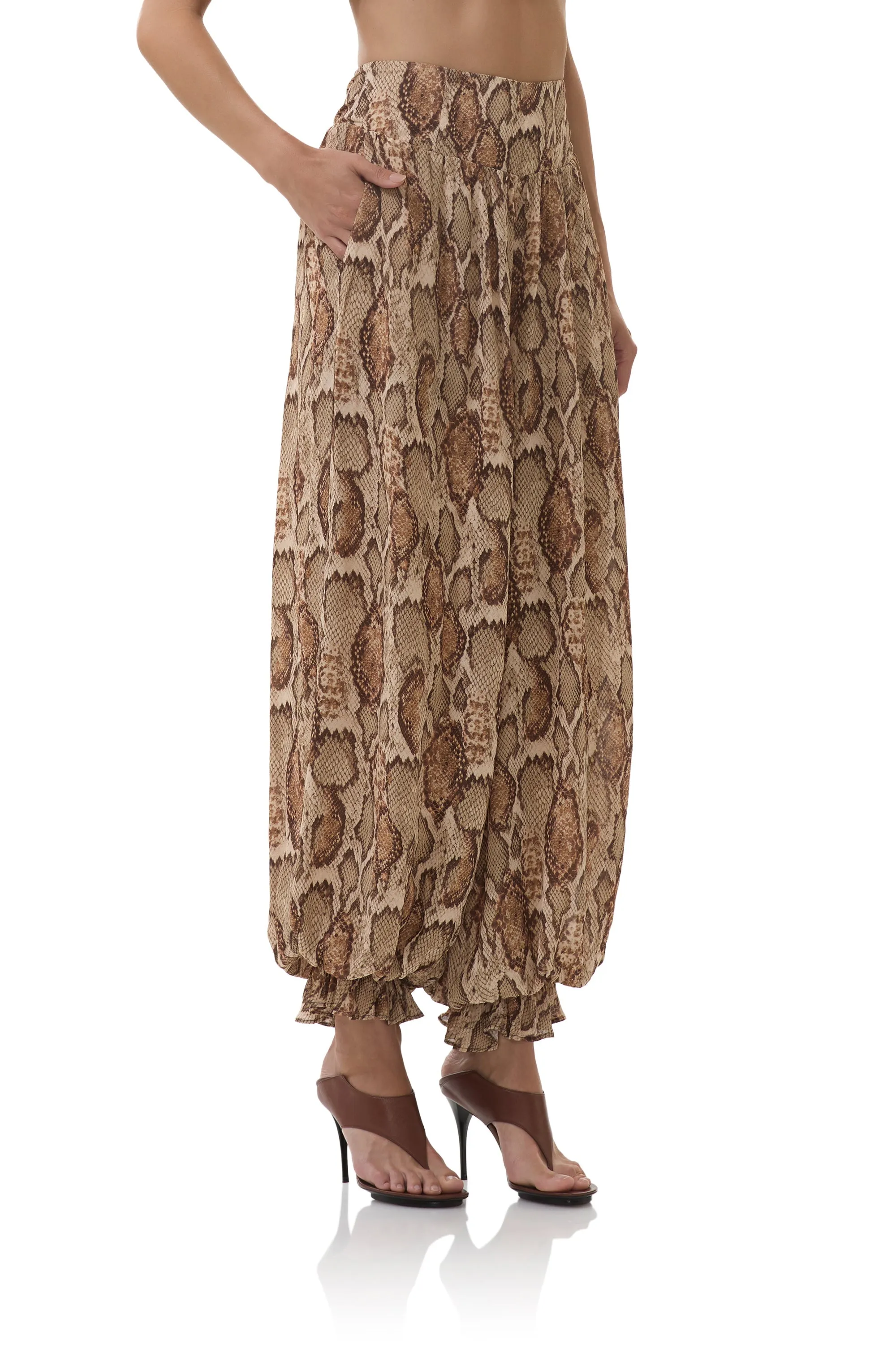 Stay Dry Abrasion Resistant Material Vesper Pant - Sand Snake