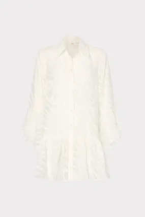 Chafe Resistant Edges Vierra Zebra Burnout Cover-Up Dress