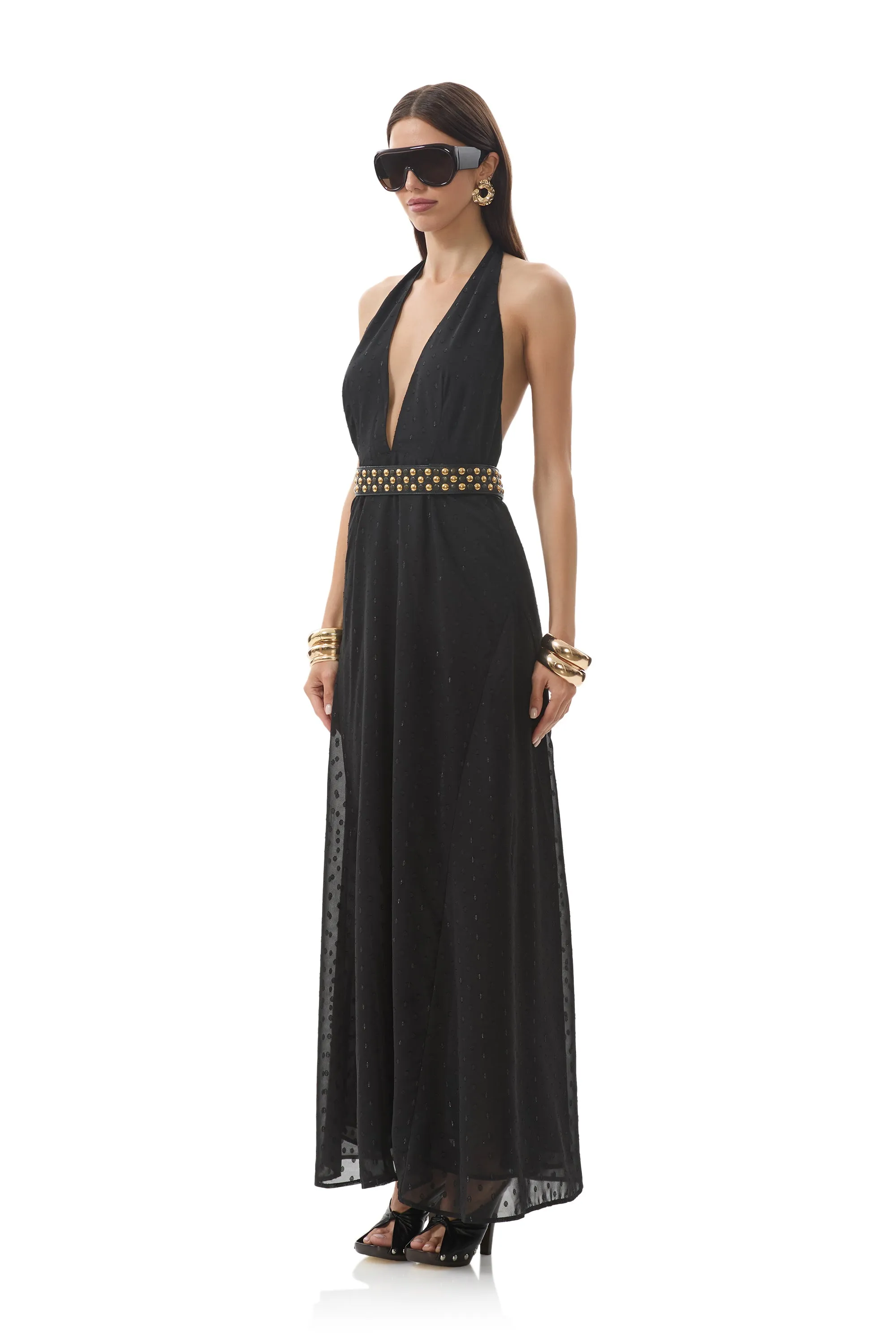 Odenah Dress - Noir City Casual Natural Drape