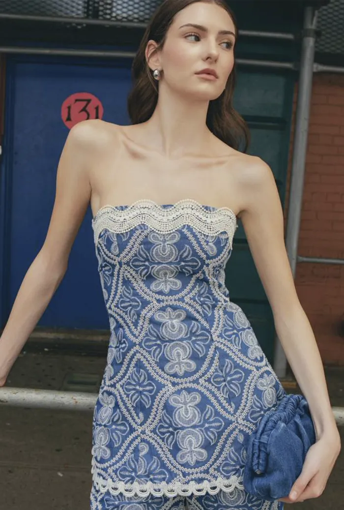 All-day style JOYCE TOP DENIM