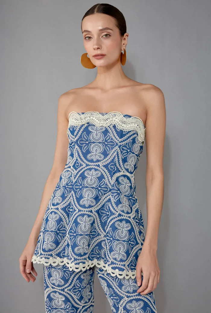 JOYCE TOP DENIM Sporty Look Wear