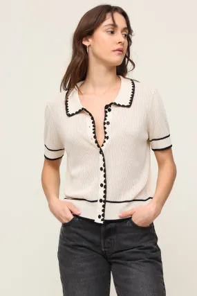 Moisture Control Lining Whimsical Whipstitch Sweater