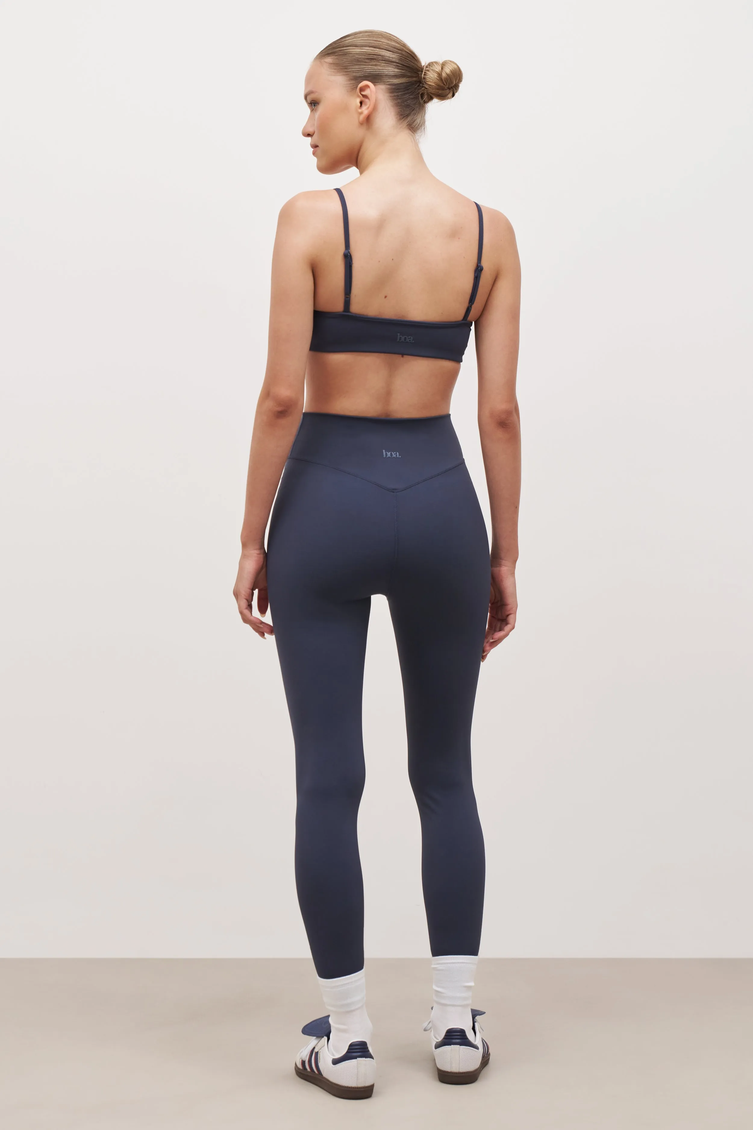Base Sculpting Leggings - Midnight Blue Layered Sleeve Eco Friendly Material