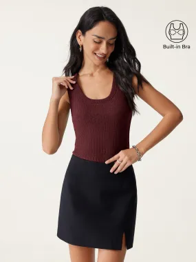 Wide Rib Scoop Brami Tank Everyday Wear