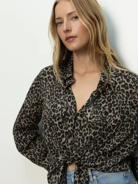 Perfect Fit Wild Love Tie Top French Kitty
