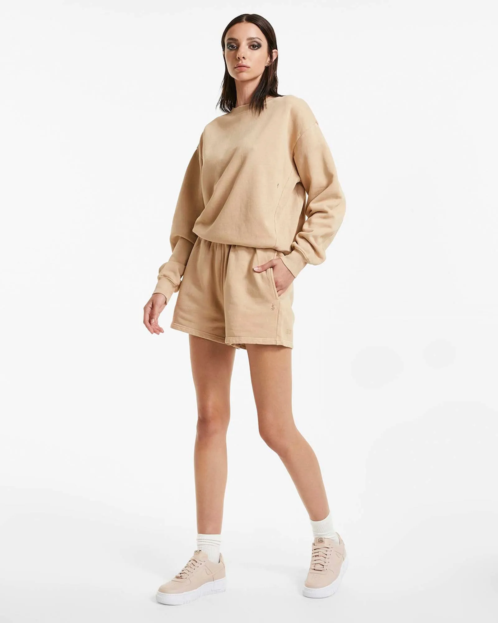 Odor Resistant Knitwear 3 X 4 KLASSIC CREW LATTE