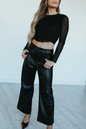 Winter Mint Wide Leg Pants - FINAL SALE Quick Move