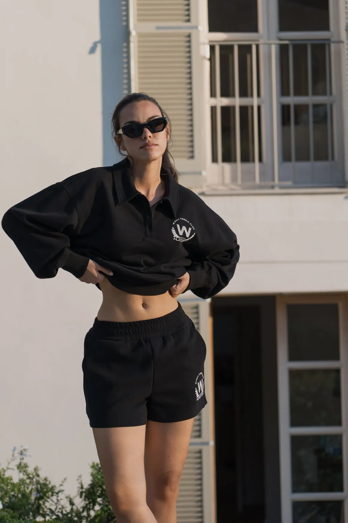 WISKII Chill Sweat Short Layered Cuff Design