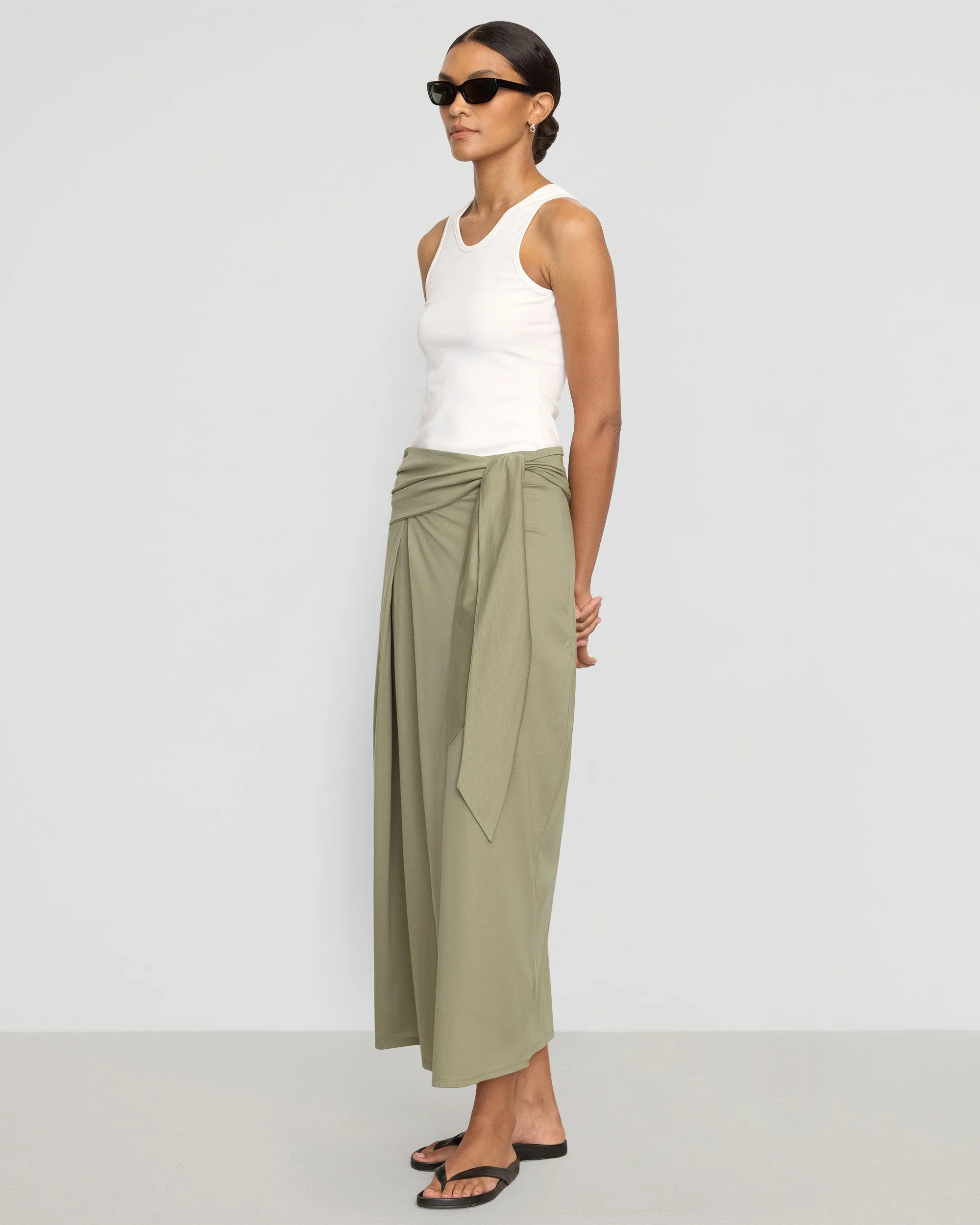 All Day Outfit Moodset Elke Tie-Waist Maxi Skirt