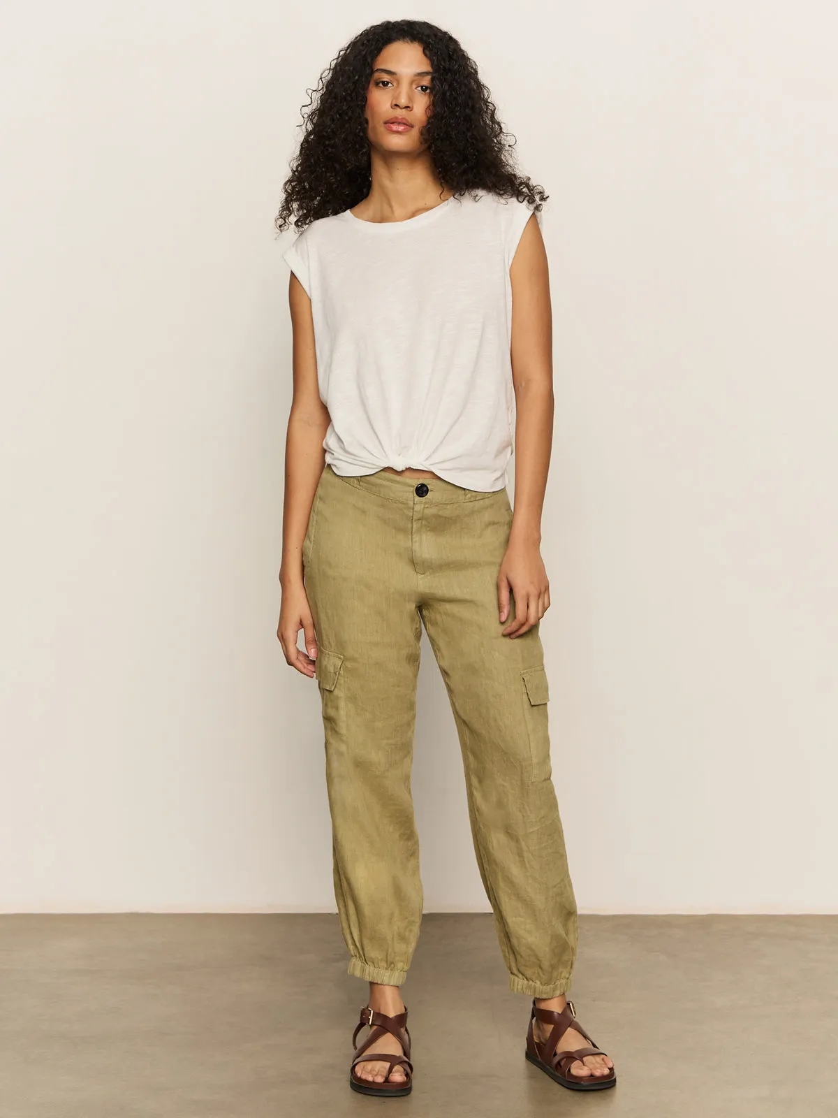 Knotted Muscle Tee White Reflective Detailing