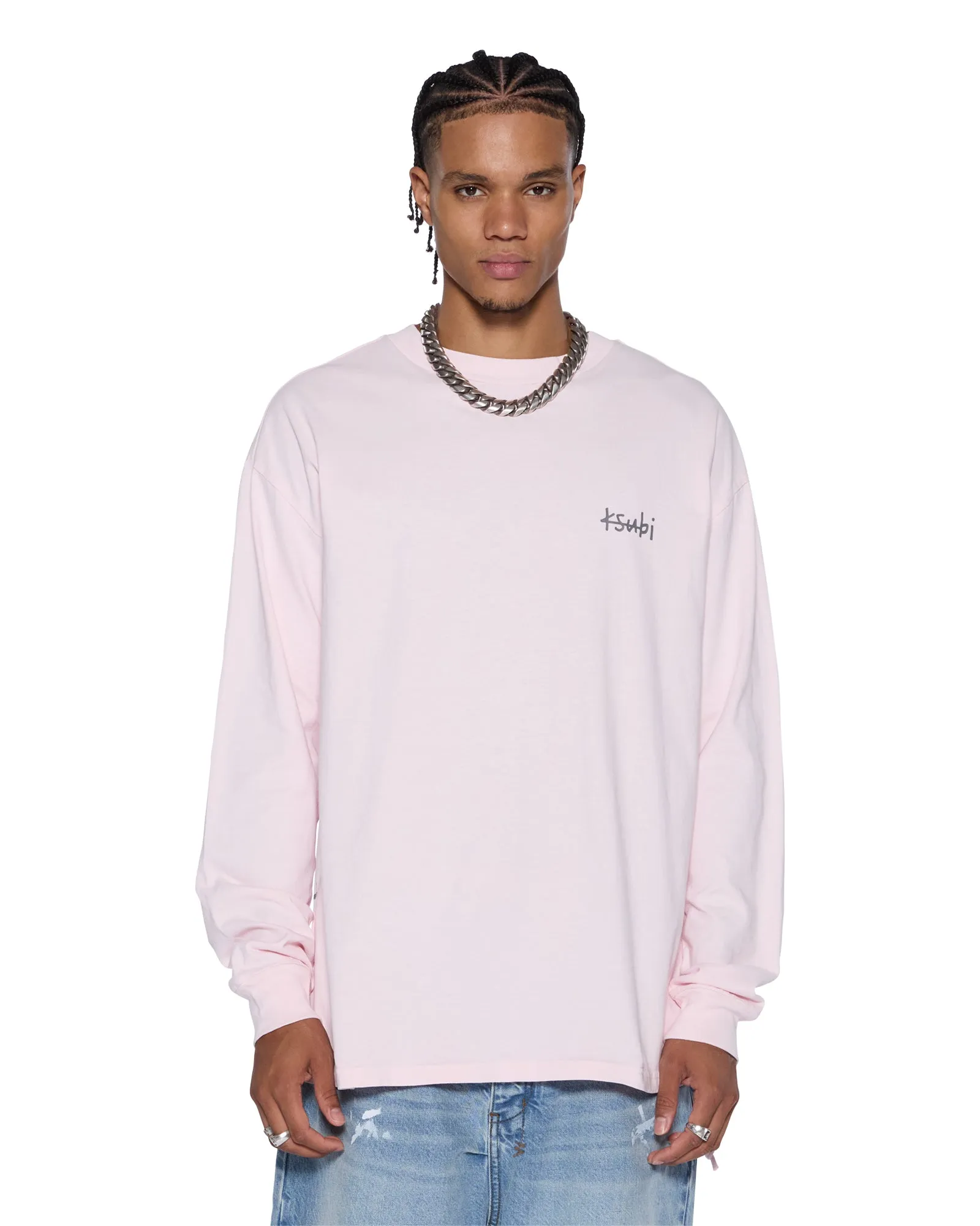 Casual Choice Wear Eye-Catching ALLDAY BIGGIE LS TEE ICE QUARTZ