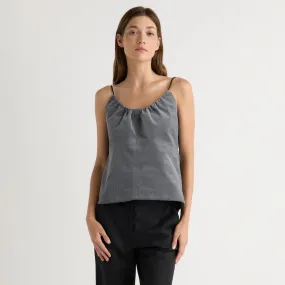 Tailored Silhouette Nefferti Corduroy Ruched Cami