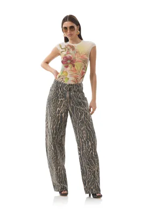 FourWayStretch Fade Resistant Treatment Nina Top - Placed Desert Tropic