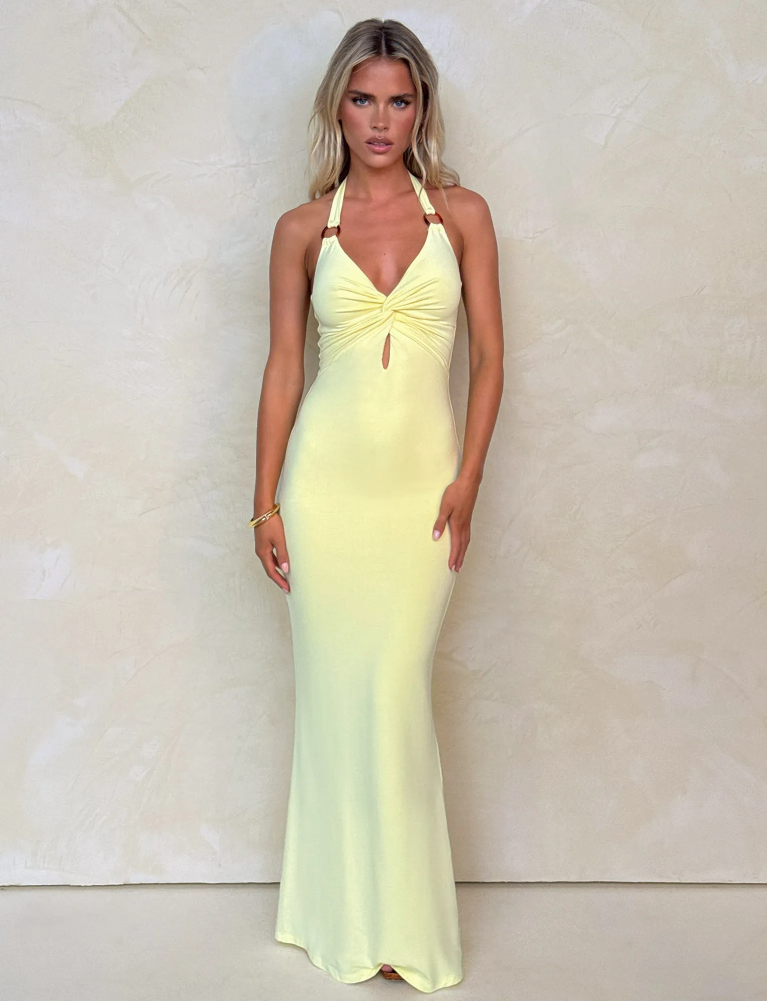 ZENEVA MAXI DRESS - LEMON Beauty Zone