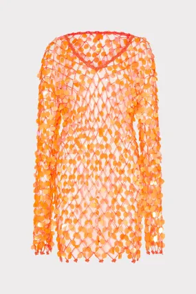 Sequin Crochet Mini Dress Family Fun