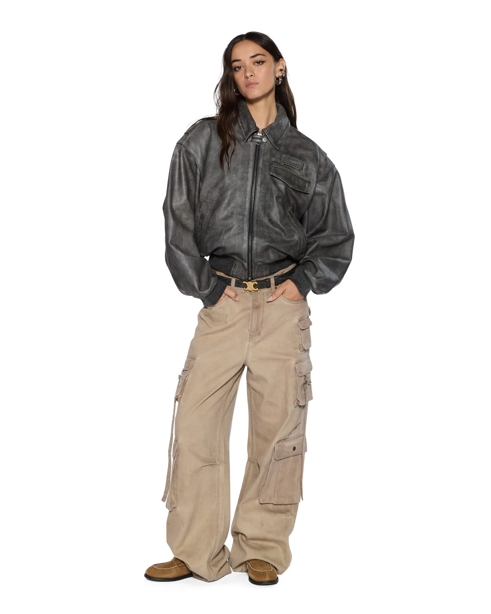 HIGHWAY BOMBER VINTAGE BLACK Party use